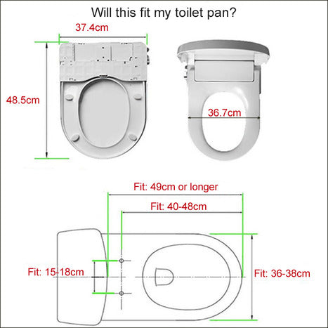 Aqua-Sigma Non-Electric water powered Bidet Seat