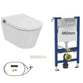 Complete bundle set: Ideal Standard i.life E Wall-Hung Shower Toilet with 98cm frame