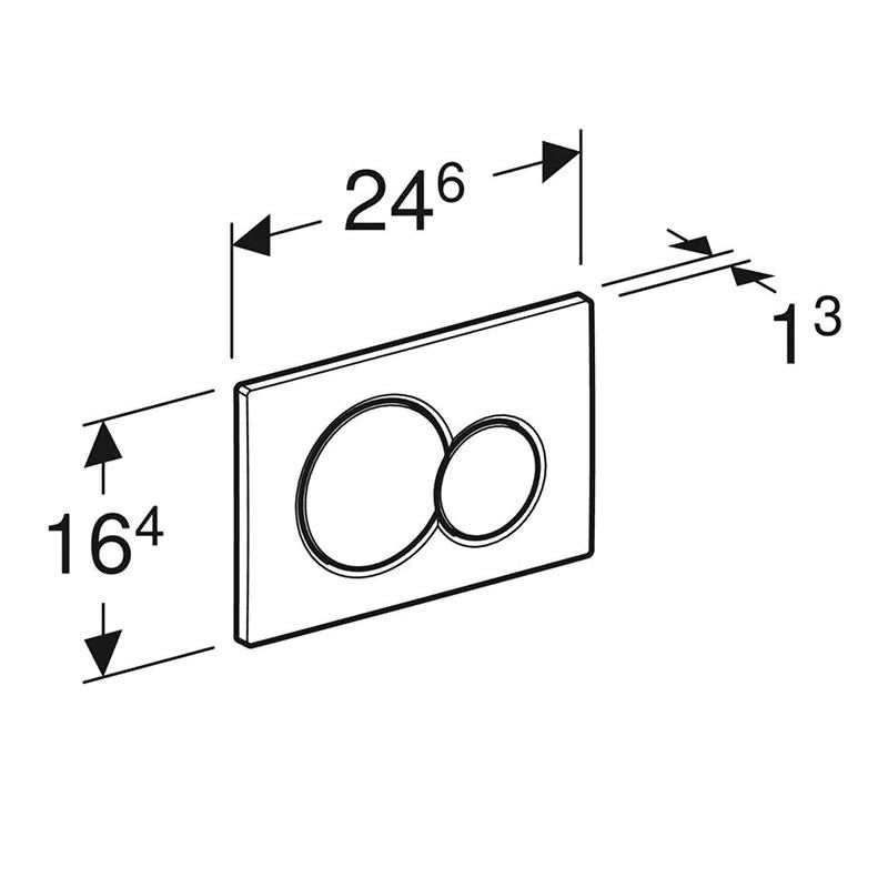 Complete set: Geberit AquaClean Mera Comfort Shower Toilet + Wall frame. Air Purtfication + Flush Plate and connections