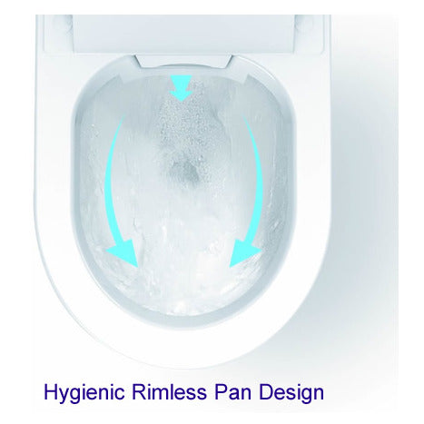 Wall Hung Japanese style smart toilet bidet