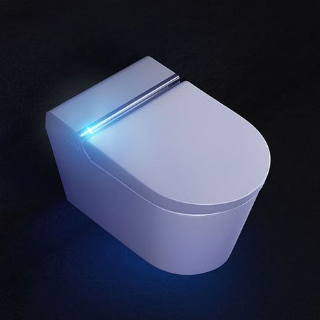 Hygea Wall mounted smart bidet toilet in matt white