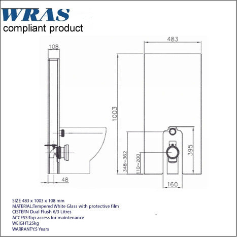 TMF-7035: Touchless Flush Monolith Close Coupled Smart Japanese Shower Toilet