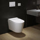 Hygea Wall mounted smart bidet toilet in matt white