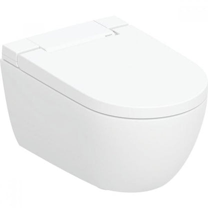 Complete bundle set: Geberit AquaClean Alba bidet toilet with 82cm frame
