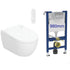Complete bundle set: Geberit AquaClean Alba bidet toilet with 98cm frame