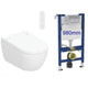 Complete bundle set: Geberit AquaClean Alba bidet toilet with 98cm frame