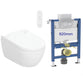 Complete bundle set: Geberit AquaClean Alba bidet toilet with 82cm frame