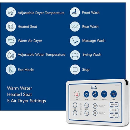 Pure Care BB1000 Supreme BB 1000 Smart Bidet Toilet Seat