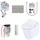 Complete set: TOTO Floor Standing RW Washlet + TOTO In-Wall Cistern with Automatic Flush + Flush Plate and connection set