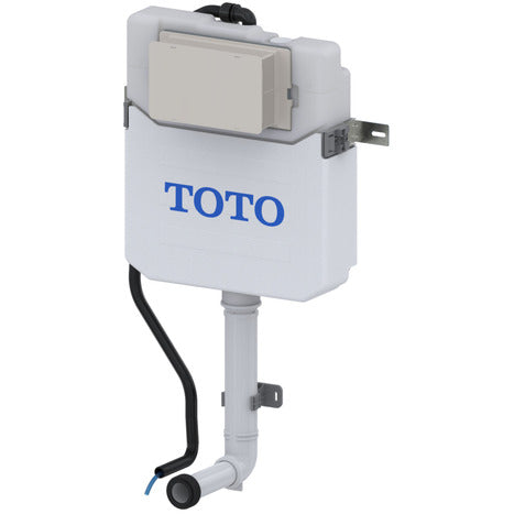 Complete set: TOTO Floor Standing RW Washlet + TOTO In-Wall Cistern with Automatic Flush + Flush Plate and connection set