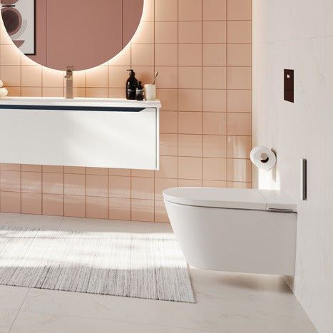 VitrA V-care 3 Prime Wall Hung Smart Shower Toilet: Complete Installation Package