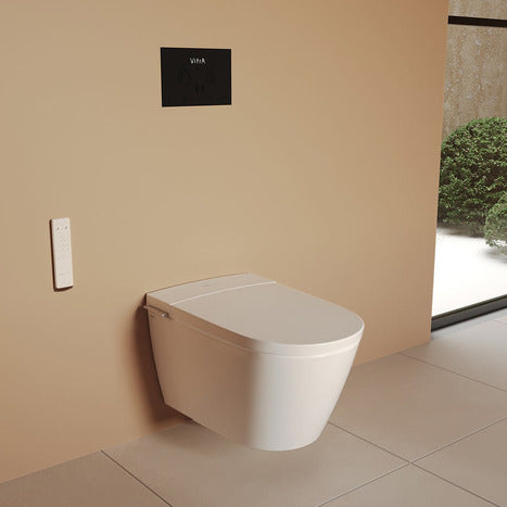 VitrA V-care 3 Prime Wall Hung Smart Shower Toilet: Complete Installation Package