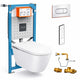 VitrA V-care 3 Prime Wall Hung Smart Shower Toilet: Complete Installation Package