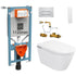 VitrA V-care 3 Prime Wall Hung Smart Shower Toilet: Complete Installation Package