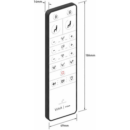 VitrA V-care 3 Prime Wall Hung Smart Shower Toilet: Complete Installation Package