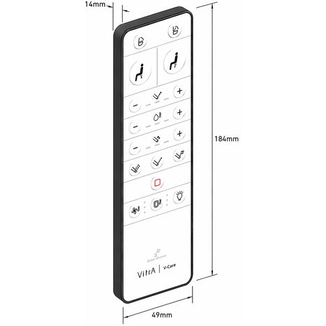 VitrA V-care 3 Prime Wall Hung Smart Shower Toilet: Complete Installation Package