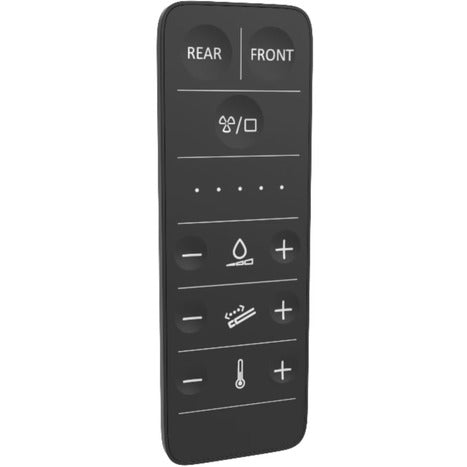 AS-1600-CS Matt Black wall hung Smart Bidet Shower toilet: Complete Set