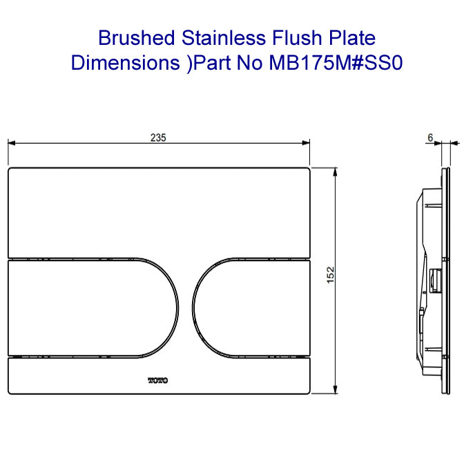 Complete set: Toto RX EWATER + Washlet + Toto wall frame with Automatic Flush + Flush Plate and connection kit