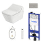 Complete set: Toto SX Washlet + Toto wall frame with Automatic Flush + Flush Plate and connection kit