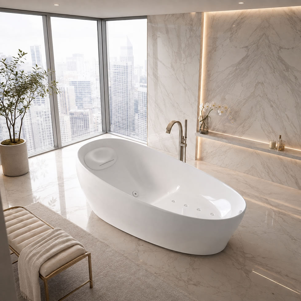 TOTO Flotation ZERO DIMENSION Freestanding Bath Tub