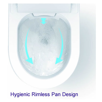 Wall Hung Japanese style smart toilet bidet