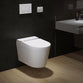 Hygea Wall mounted smart bidet toilet in matt white